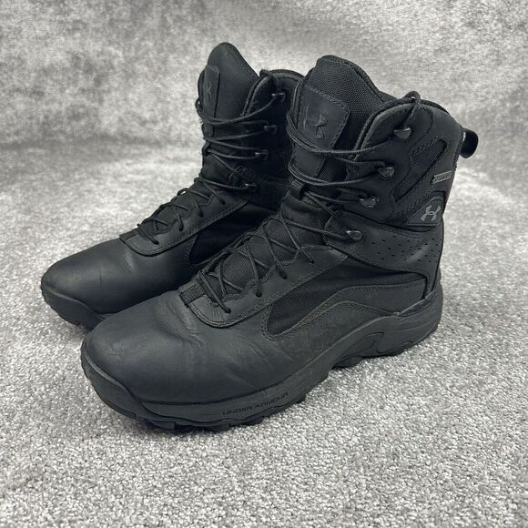 Under Armour Speed Freak Goretex Tactical Boots Mens 11 Leather Hunting Hiking - Picture 2 of 15